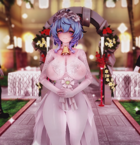 Lanzfh 4月2原神NTR 甘雨&amp;茜特菈莉婚礼出轨 NTR Ganyu&amp;Citlali [3.7G]