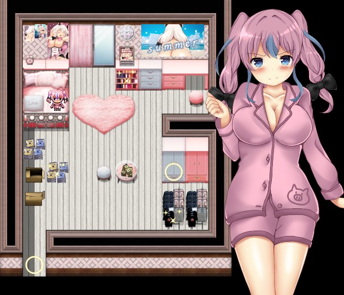 [RPG] 缎带少女RANZE全裸徘徊中 v1.0.5 RANZEと全裸女りぼん 官方中文版 [1.1G]
