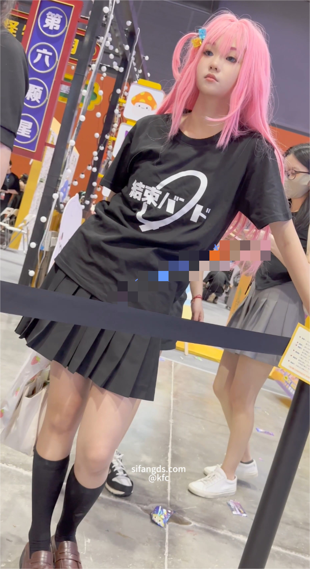 【KC】JK制服萝莉逛街。白色内内前后CD
